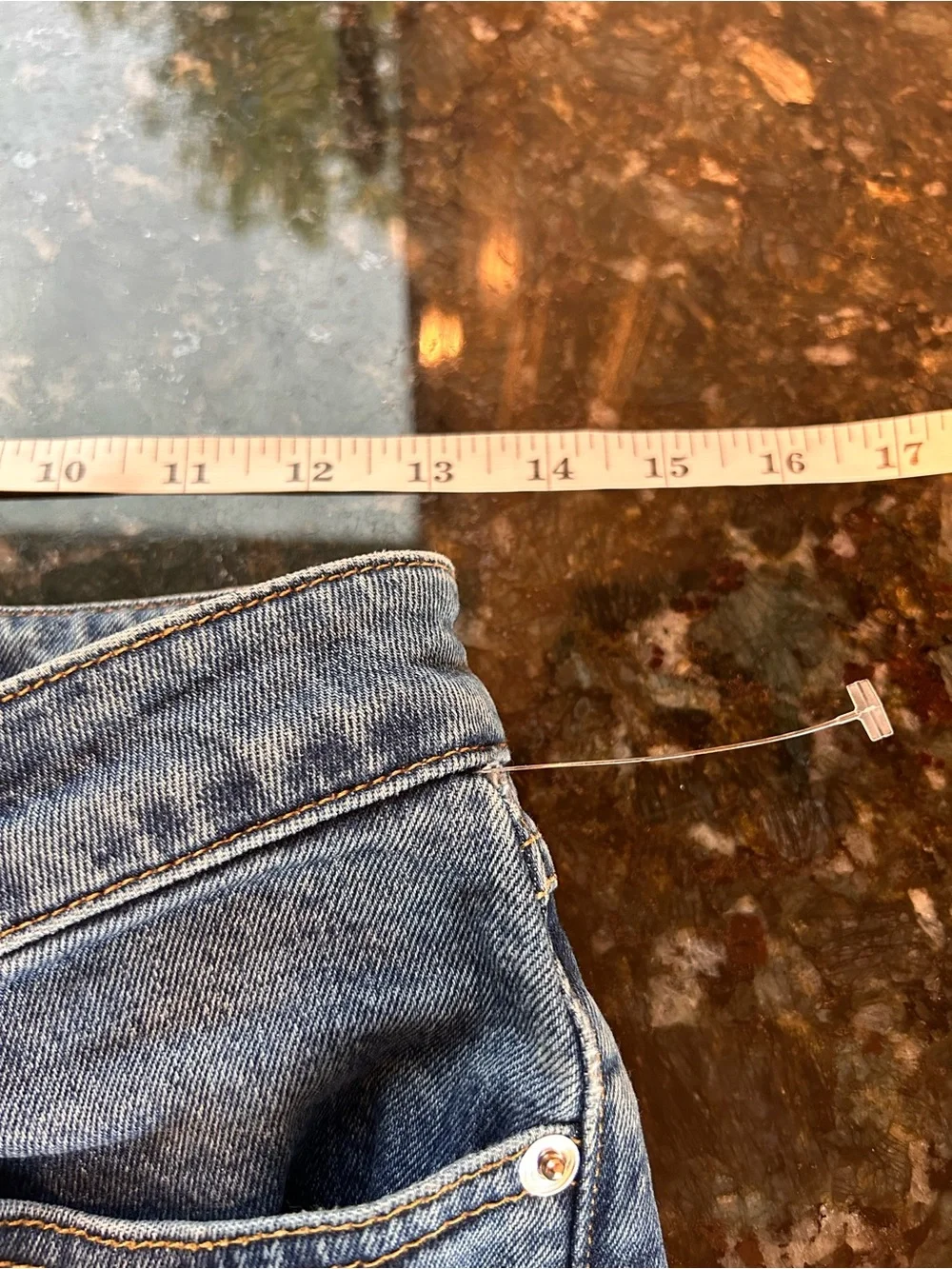 NWOT SPRWMN Micro Flare Jeans. Made in USA. SZ 27. Luxury. Designer. Medium wash